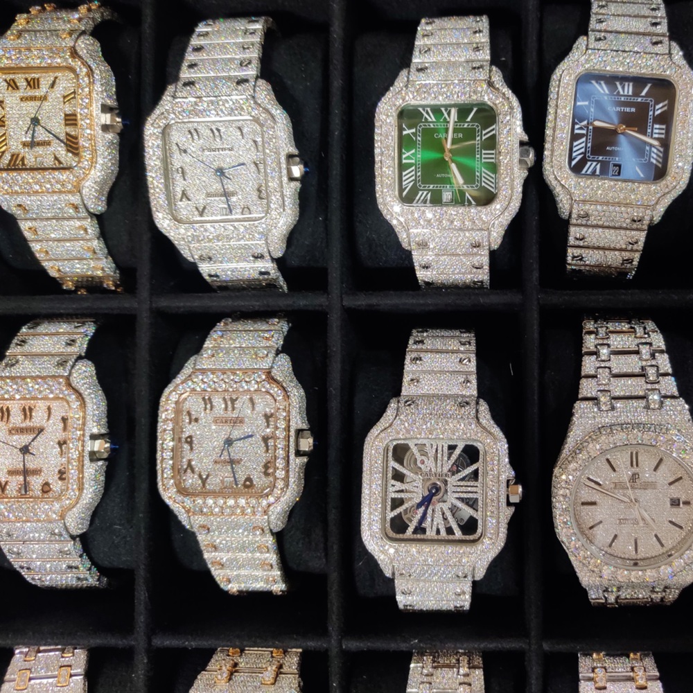 Moissanite Luxury Watch
